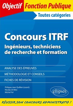 Concours ITRF - Ingénieurs, techniciens de recherche et formation de catégorie A, B et C - Xxx, Xxxx; Di Méo, Nicolas; Fol, Michel