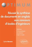 Réussir la synthèse de documents en anglais aux concours d'écoles d'ingénieur