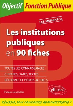Cover Les institutions publiques en 90 fiches
