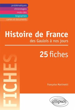 Cover Histoire de France des Gaulois à nos jours en 25 fiches