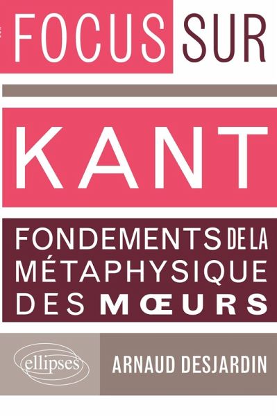 Kant, Fondements de la métaphysique des m¿urs Kant, Fondements de la métaphysique des m¿urs