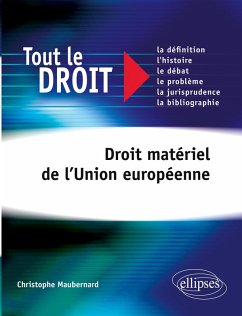 Cover Droit matériel de l'Union européenne