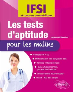 Cover Les tests d'aptitude pour les malins - IFSI et concours paramédicaux