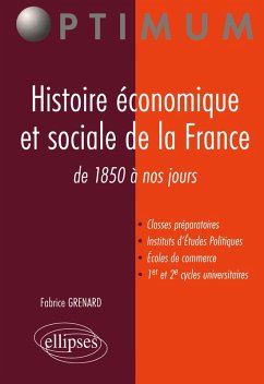 Cover Histoire économique et sociale de la France (fin XIXe-XXe siècles)