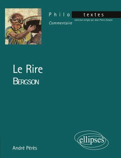Cover Bergson, Le rire