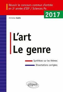 Cover Réussir le concours commun d'entrée en deuxième année d'IEP /Sciences Po 2017 - L'art / Le genre