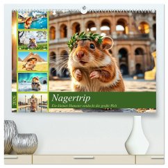Cover Nagertrip - Ein kleiner Hamster entdeckt die große Welt (hochwertiger Premium Wandkalender 2026 DIN A2 quer), Kunstdruck in Hochglanz