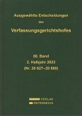 Ausgewählte Entscheidungen des Verfassungsgerichtshofes 88. Band Ausgewählte Entscheidungen des Verfassungsgerichtshofes 88. Band