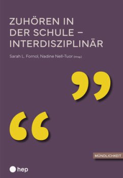 Cover Zuhören in der Schule -- interdisziplinär