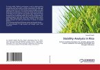 Stability Analysis in Rice