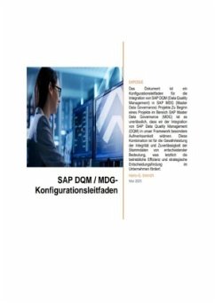 Cover Handbuch zu SAP DQM im Zusammenhang mit SAP MDG Anwendungen