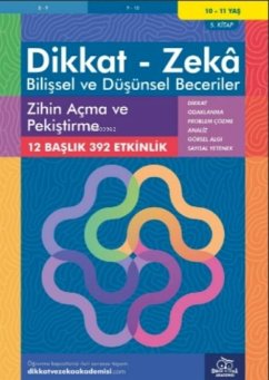 Cover 10-11 Yas Dikkat - Zeka - Bilissel ve Düsünsel Beceriler - 5. Kitap