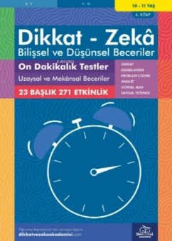 Cover 10-11 Yas Dikkat - Zeka - Bilissel ve Düsünsel Beceriler - 6. Kitap
