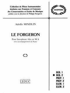 Cover LE FORGERON POUR SAXOPHONE ALTO EN MIB AVEC ACCOMPAGNEMENT DE PIANO J