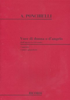 Cover Voce di donna o d'angelo per contralto e pianoforte