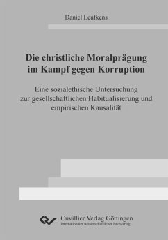 Cover Die christliche Moralprägung im Kampf gegen Korruption (eBook, PDF)