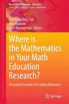 Cover Where is the Mathematics in Your Math Education Research? (eBook, PDF)