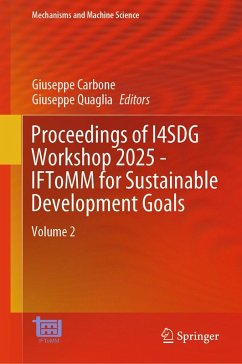 Proceedings of I4SDG Workshop 2025 - IFToMM for Sustainable Development Goals (eBook, PDF)
