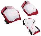 HUDORA 83051 - Biomechanisches Protektoren/Schoner Set Comfort, rosa/weiß, S