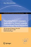 Formalizing Natural Languages: Applications to Natural Language Processing and Digital Humanities (eBook, PDF)