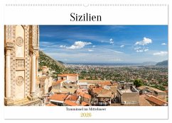 Sizilien: Trauminsel im Mittelmeer (Wandkalender 2026 DIN A2 quer), CALVENDO Monatskalender Cover Sizilien: Trauminsel im Mittelmeer (Wandkalender 2026 DIN A2 quer), CALVENDO Monatskalender