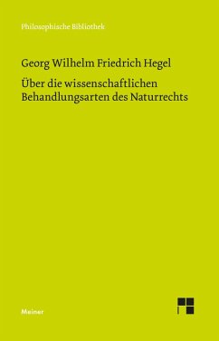 Cover Über die wissenschaftlichen Behandlungsarten des Naturrechts