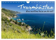 Cover Traumküsten: Eine Maritime Reise um die Welt (Wandkalender 2026 DIN A4 quer), CALVENDO Monatskalender