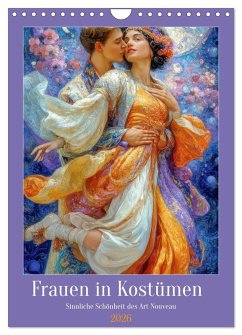 Cover Frauen in Kostümen - Sinnliche Schönheit des Art Nouveau (Wandkalender 2026 DIN A4 hoch), CALVENDO Monatskalender