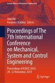 Proceedings of The 7th International Conference on Mechanical, System and Control Engineering (eBook, PDF)