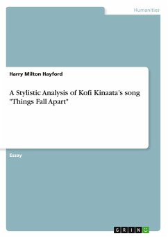 Cover A Stylistic Analysis of Kofi Kinaata's song 