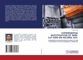 EXPERIMENTAL INVESTIGATION OF WIRE-CUT EDM ON INCONEL 825 EXPERIMENTAL INVESTIGATION OF WIRE-CUT EDM ON INCONEL 825