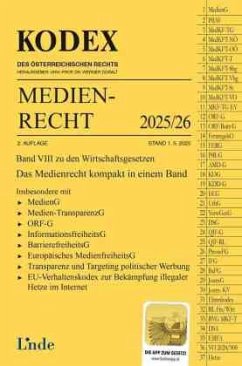 Cover KODEX Medienrecht 2025/26