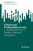 Culture and Predictability of Law (eBook, PDF)