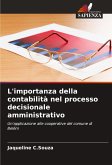 L'importanza della contabilità nel processo decisionale amministrativo L'importanza della contabilità nel processo decisionale amministrativo