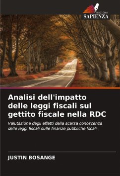 Cover Analisi dell'impatto delle leggi fiscali sul gettito fiscale nella RDC