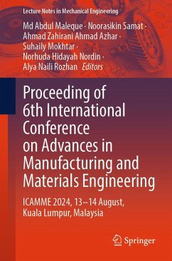Cover Proceeding of 6th International Conference on Advances in Manufacturing and Materials Engineering (eBook, PDF)