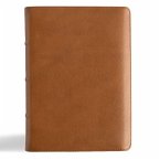 CSB He Reads Truth Bible, Holman Handcrafted Collection, Saddle Brown Premium Calfskin