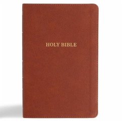Cover KJV Thinline Bible, Burnt Sienna Leathertouch