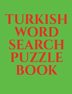 Cover Turkish Word Search Puzzle Book