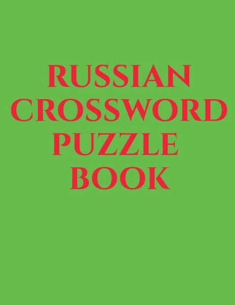 Russian crossword puzzle book