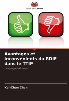 Cover Avantages et inconvénients du RDIE dans le TTIP