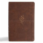 CSB Single-Column Personal Size Bible, Digital Study Edition, Brown Leathertouch