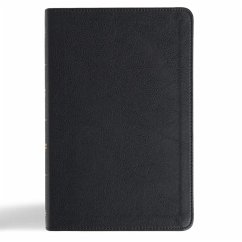 CSB Thinline Bible, Anglicised Edition, Black Leathertouch - Csb Bibles By Holman