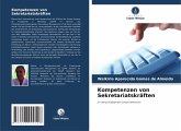 Kompetenzen von Sekretariatskräften Kompetenzen von Sekretariatskräften