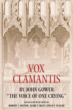 Cover Vox Clamantis by John Gower