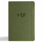 CSB Thinline Bible, Anglicised Edition, Olive Leathertouch