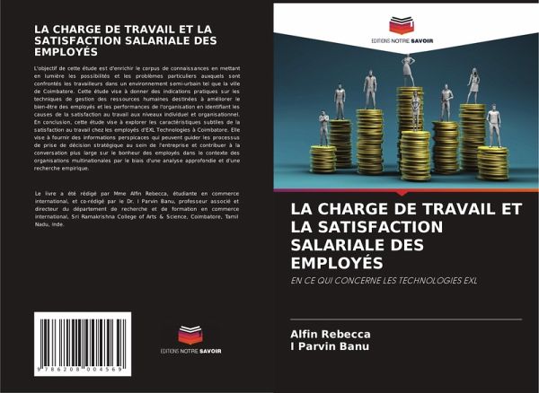 LA CHARGE DE TRAVAIL ET LA SATISFACTION SALARIALE DES EMPLOYÉS LA CHARGE DE TRAVAIL ET LA SATISFACTION SALARIALE DES EMPLOYÉS