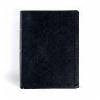 CSB Study Bible, Large Print, Digital Study Edition, Black Leathertouch