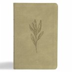 KJV Thinline Bible, Sage Suedesoft Leathertouch