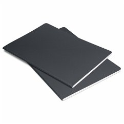 Cover Notizheft Linescape dunkelgrauhellgrau
